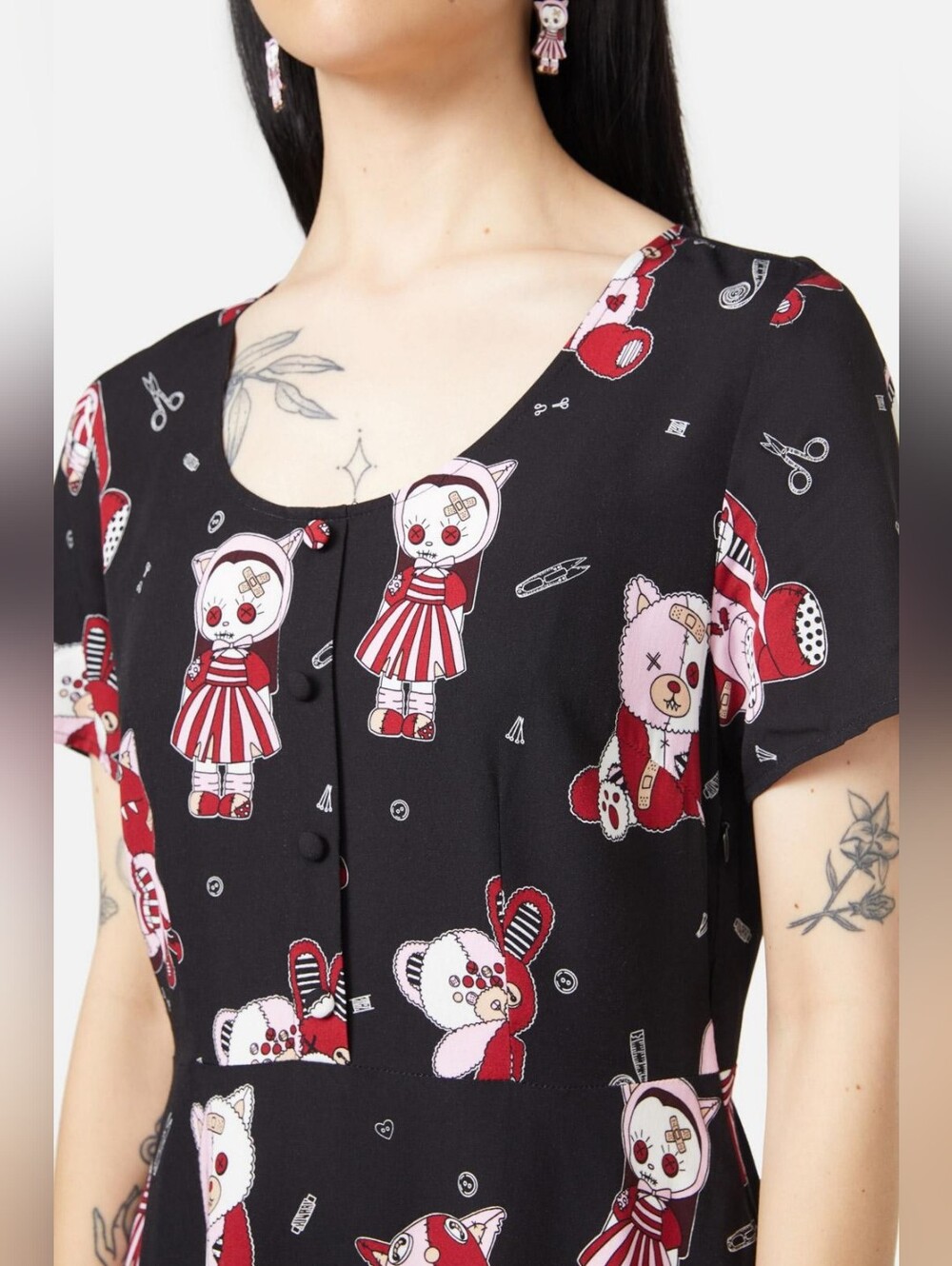 NWT Black Friday Sew Much Fun Dress Size AU 14 *READ DESCRIPTION* - Picture 6 of 14